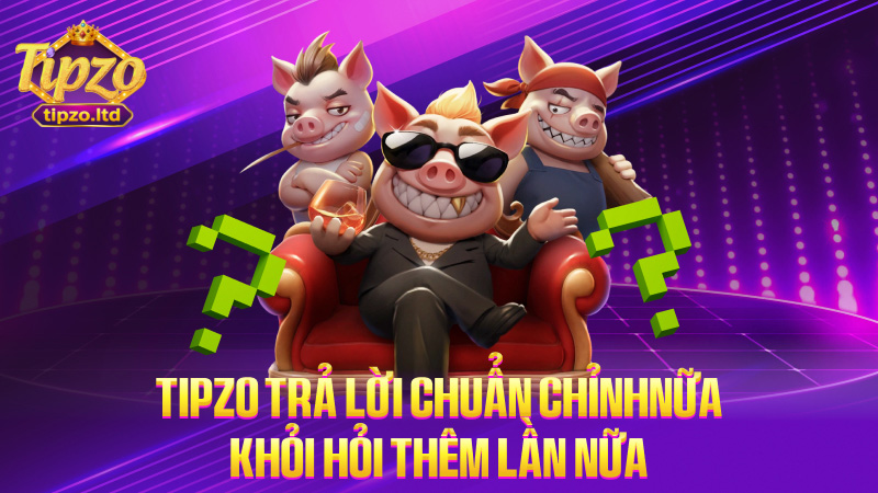 TIPZO trả lời chuẩn chỉnh – khỏi hỏi thêm lần nữa